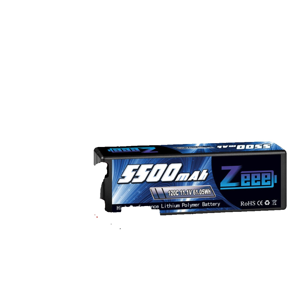 2PCS Zeee 3S LiPo Battery 11.1V EC5 5500mAh 120C Hardcase for RC Car Truck Boat