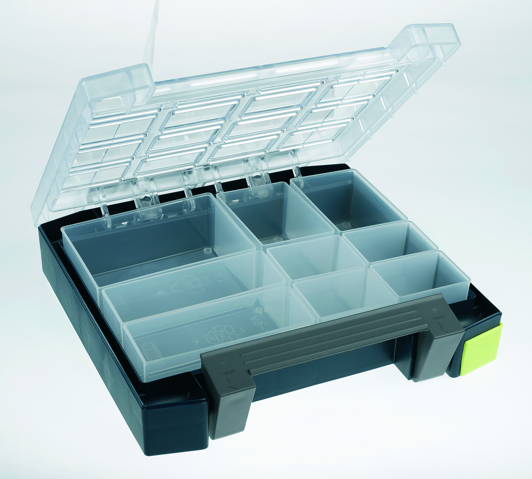 Raaco Boxxser 55 4x4 Pro Organiser Case 9 Inserts