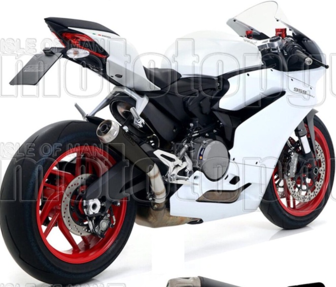 Exhaust Arrow Pro Race Nichrom Black Ducati Panigale 959 2016 > 2020