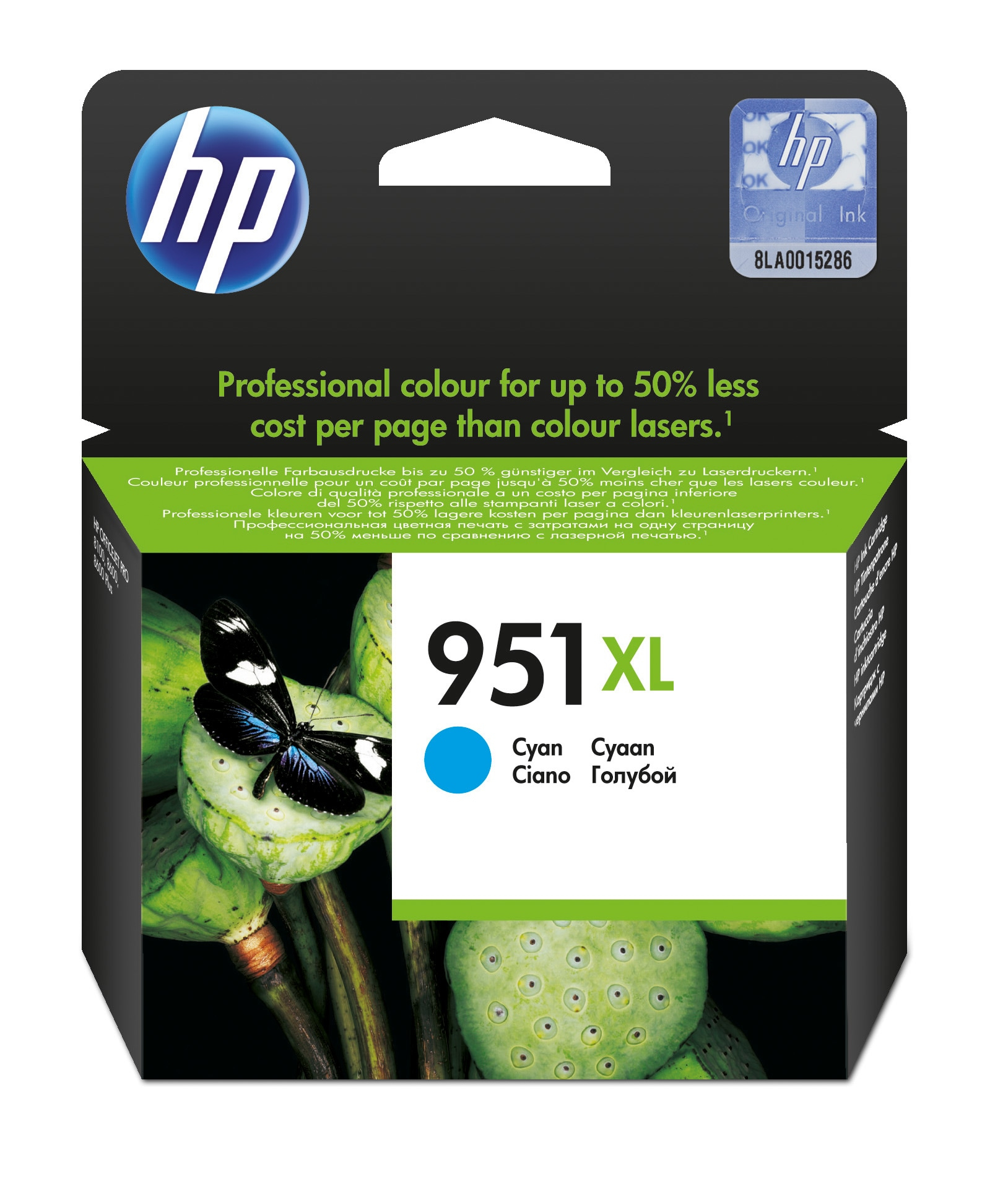 Genuine HP 951XL Cyan ink for HP Officejet Pro 8610 e-All-in-One Printer