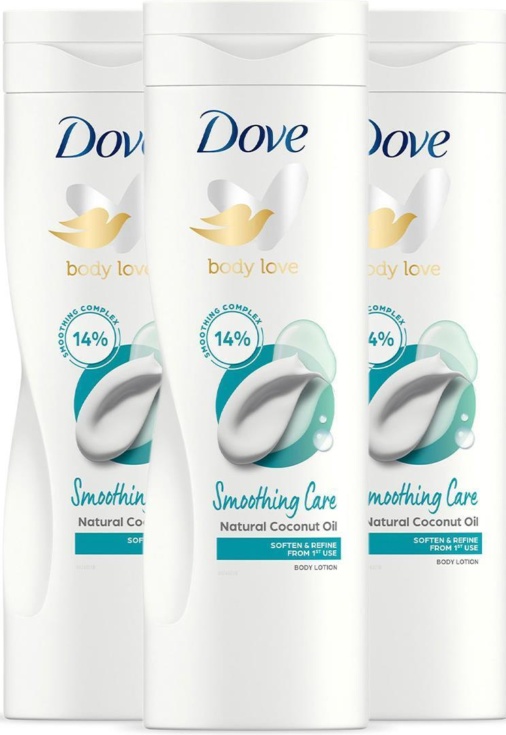 Dove Body Love Nourishing And Moisturising Body Lotion 400Ml, 3 Pack[Smoothing Care] - Image 3