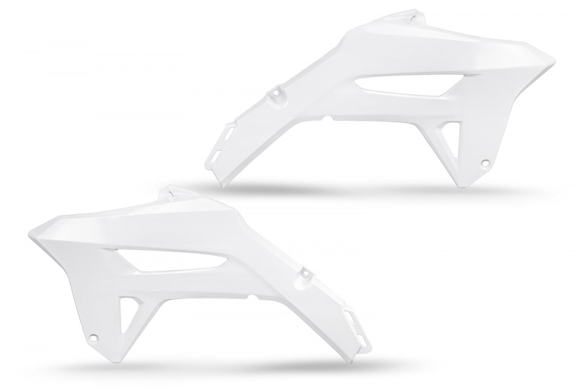 Free Shipping Radiator Side Panels UFO White Honda CRF450R for Motorcycle