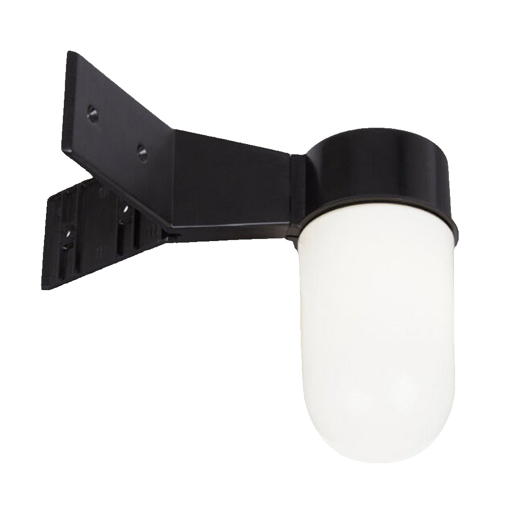 Saxby EL-40088 - Ware - Black IP44 Outdoor Corner Mounting Mount Wall Light