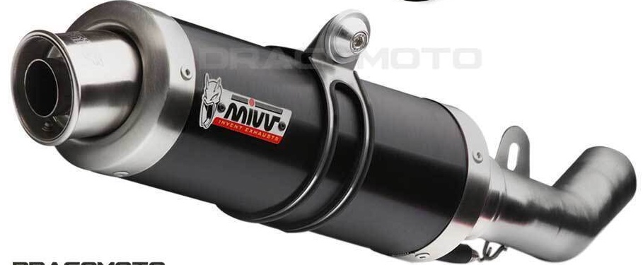 Auspuff YAMAHA YZF 600 R6 2003 2004 MIVV Gp Schwarz