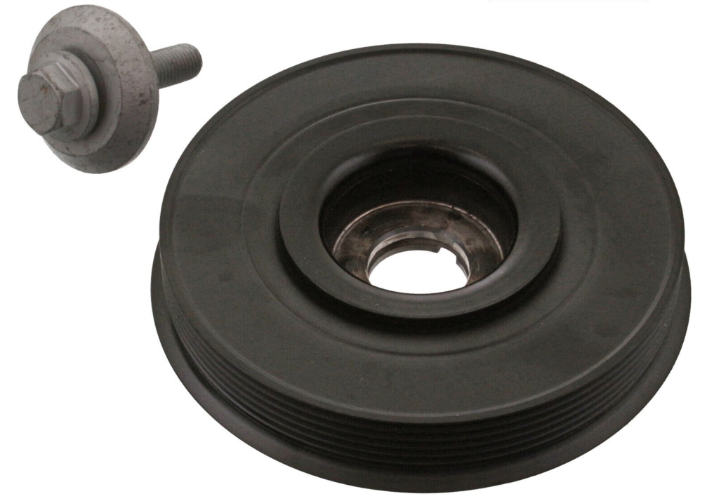 Crankshaft Pulley fits FORD FUSION TDCi 1.4D 02 to 12 Belt 1369546 2S6Q6B319AB - Image 9