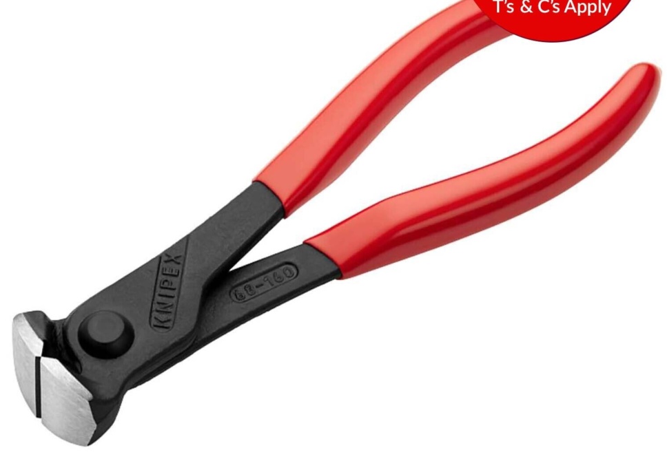 Knipex End Cutting Nippers Pliers 160mm Steel Fixers Wire Twist Cutter 68 01 160