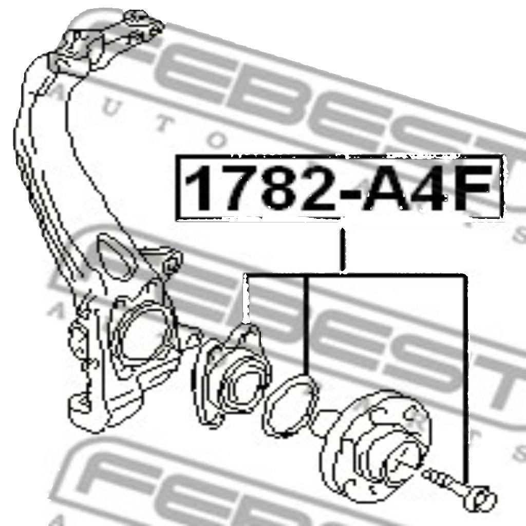 FEBEST-OE 1782-A4F.OE Wheel Hub for ,AUDI,SEAT,VW
