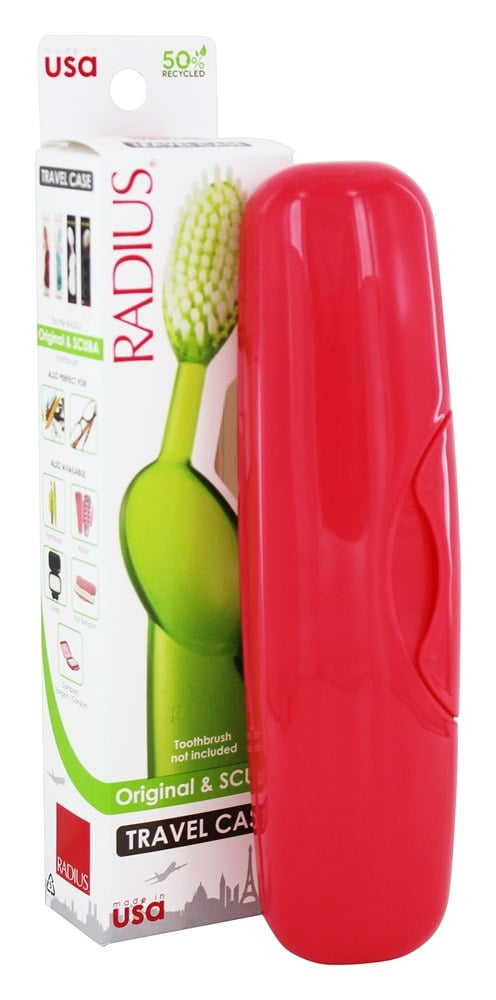 Radius - Scuba Toothbrush Case, Travel Case For Original Or Scuba Toothbrush - Colors May Vary