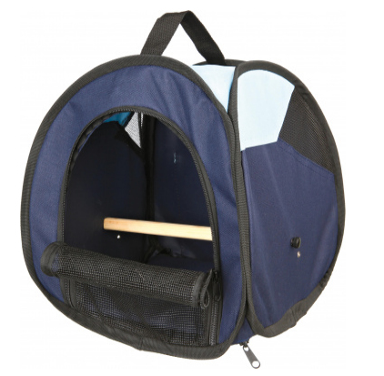 TRIXIE CANVAS SMALL BIRD TRANSPORT CARRYING BAG HOLIDAY TRANSPORT VET TRIP