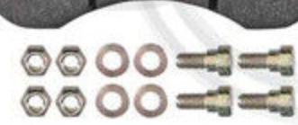 36828 A.B.S. Brake Pad Set, disc brake for MERCEDES-BENZ