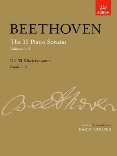 The 35 Piano Sonatas, Volumes 1-3 Beethoven, Ludwig van; Cooper, Barry Paper