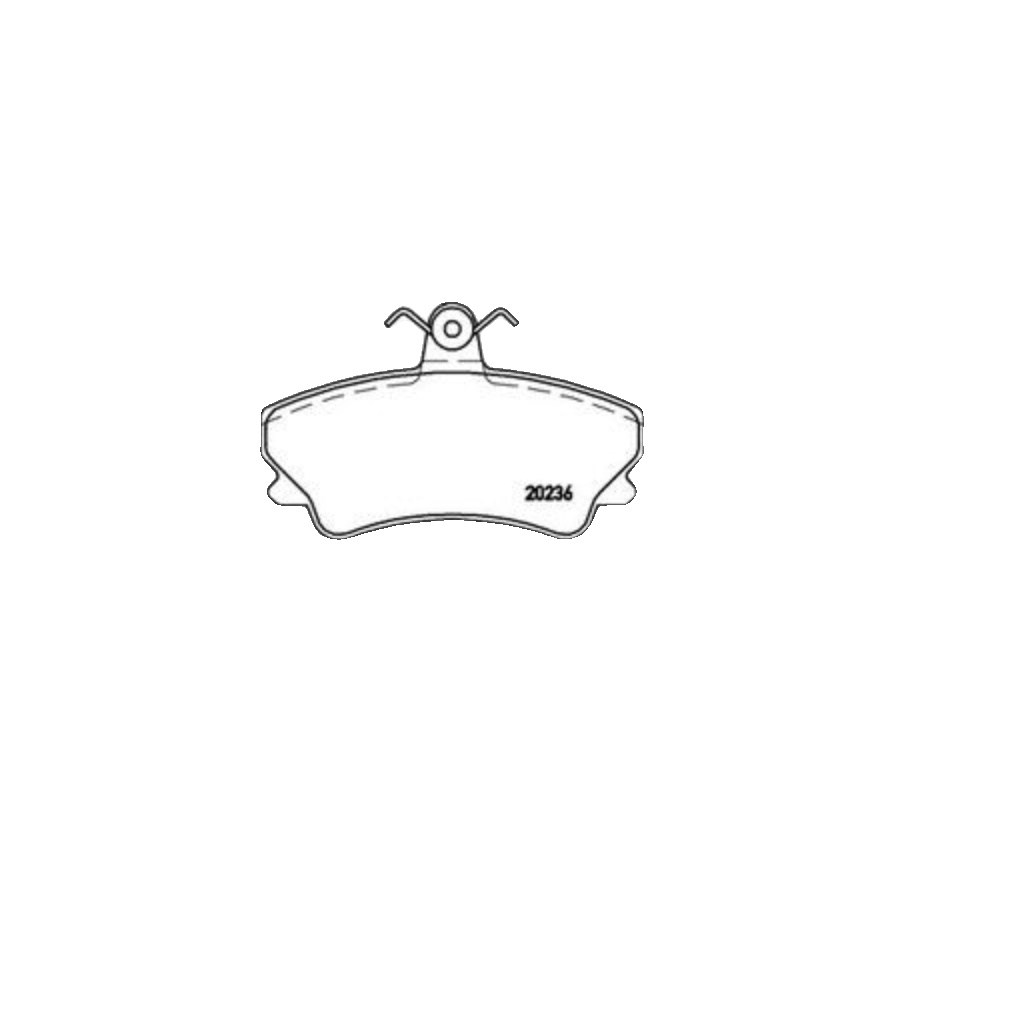 Brake pads P 68 019 BREMBO for RENAULT ESPACE Mk II