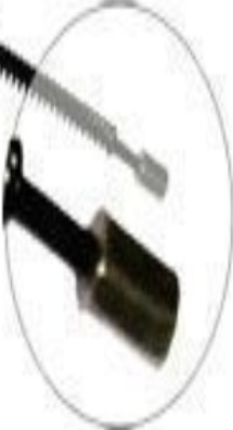 Handbrake cable Drum Brake K19207 A.B.S. for RENAULT CLIO Mk II THALIA I
