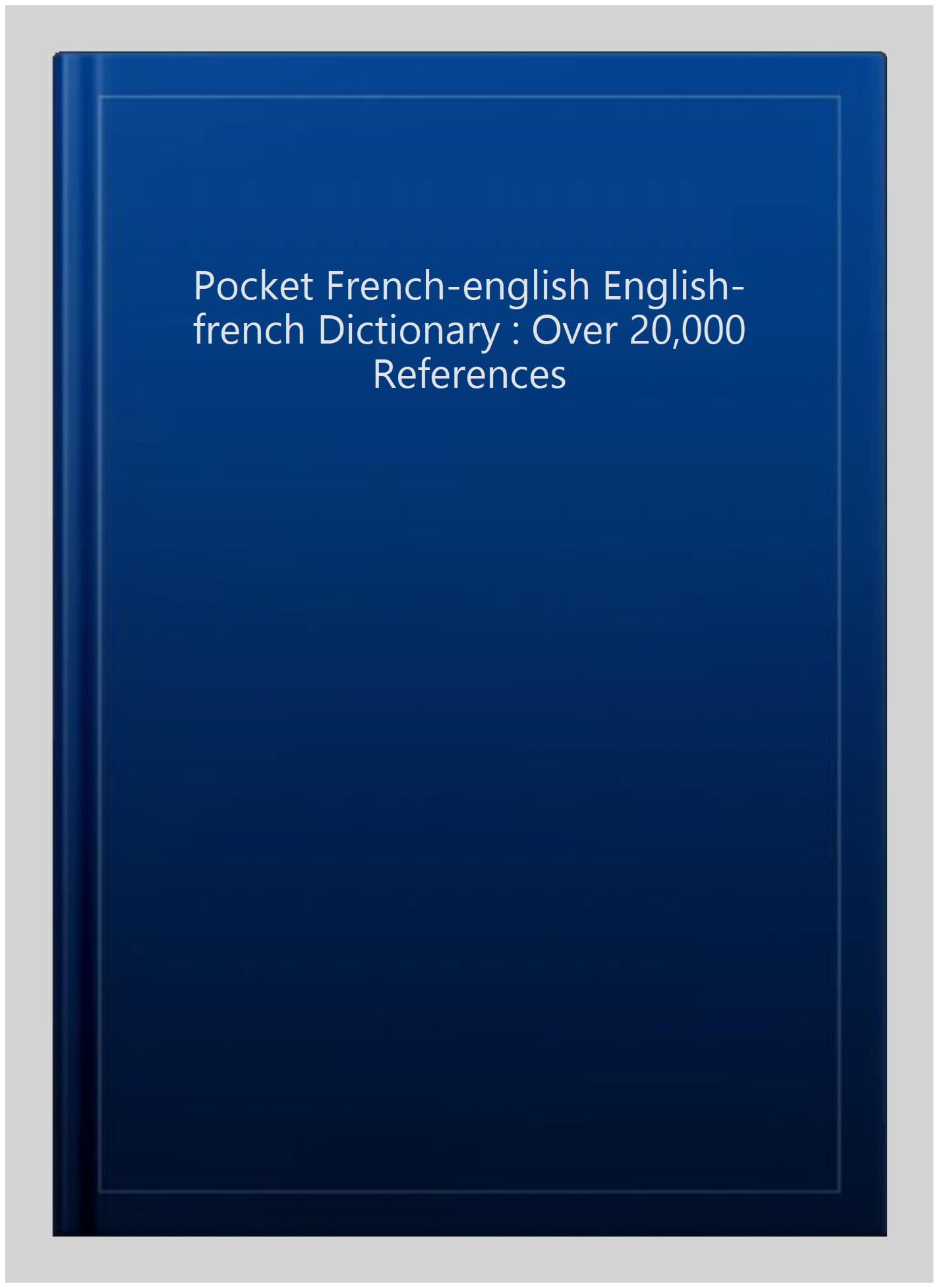 Pocket French-English English-French Dictionary