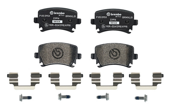 Brake Pads Set fits AUDI TT 8J3, 8J9 2.0 Rear 08 to 14 Brembo 1K0698451B Quality - Image 18