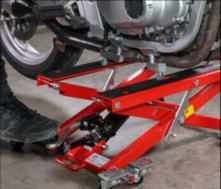 Sealey Motorcycle Motorbike & Quad Bike Scissor Lift 500kg Capacity Hydraulic