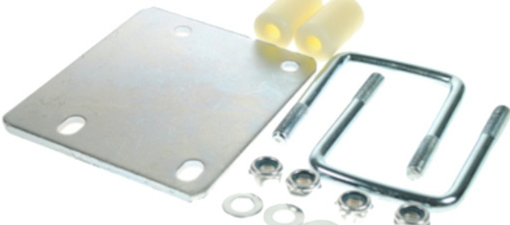 Maypole Jockey Wheel Fixing Kit for Medium Duty Jockey Wheels No Drilling Needed