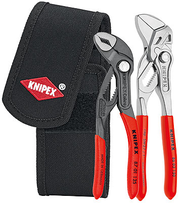 Knipex 125mm Water Pump Pliers And 150mm Plier Wrench Set In Pouch 00 20 72 V01
