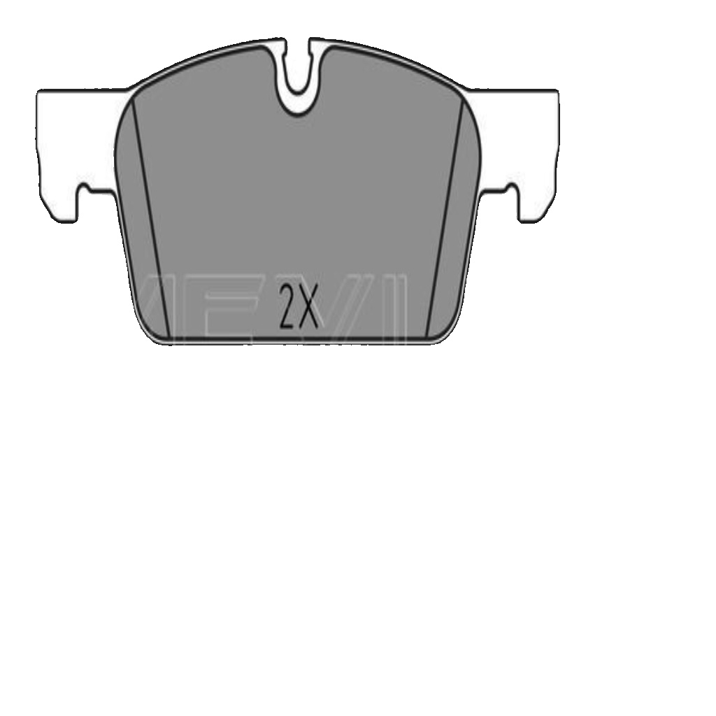 Front MEYLE GERMANY 025 252 2217 Brake Pad Set, disc brake for PEUGEOT