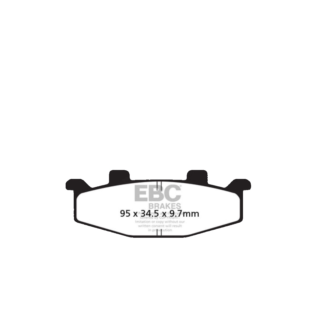 EBC Double H Sintered Street Brake Pad Front Left Kawasaki ZRX 400 ZR 1994-1995