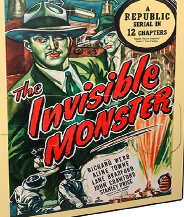 The Invisible Monster (1950) Republic Movie Serial Cliffhanger (2 x DVD)