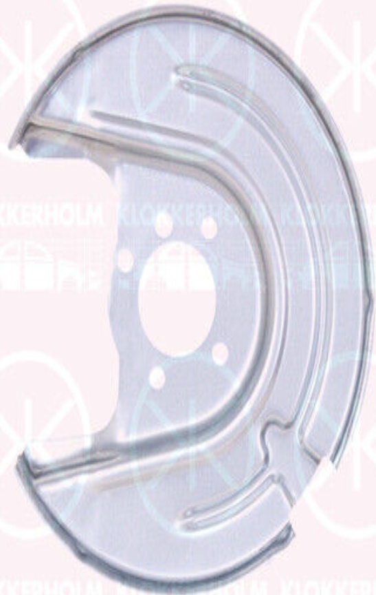 Brake disc cover Rear Axle Right Zinc-coated 7522878 KLOKKERHOLM for SEAT SKODA
