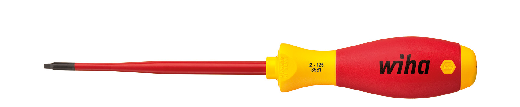 Wiha 35504 Screwdriver Square Scrulox Robertson Electrician 1000v VDE SlimFix