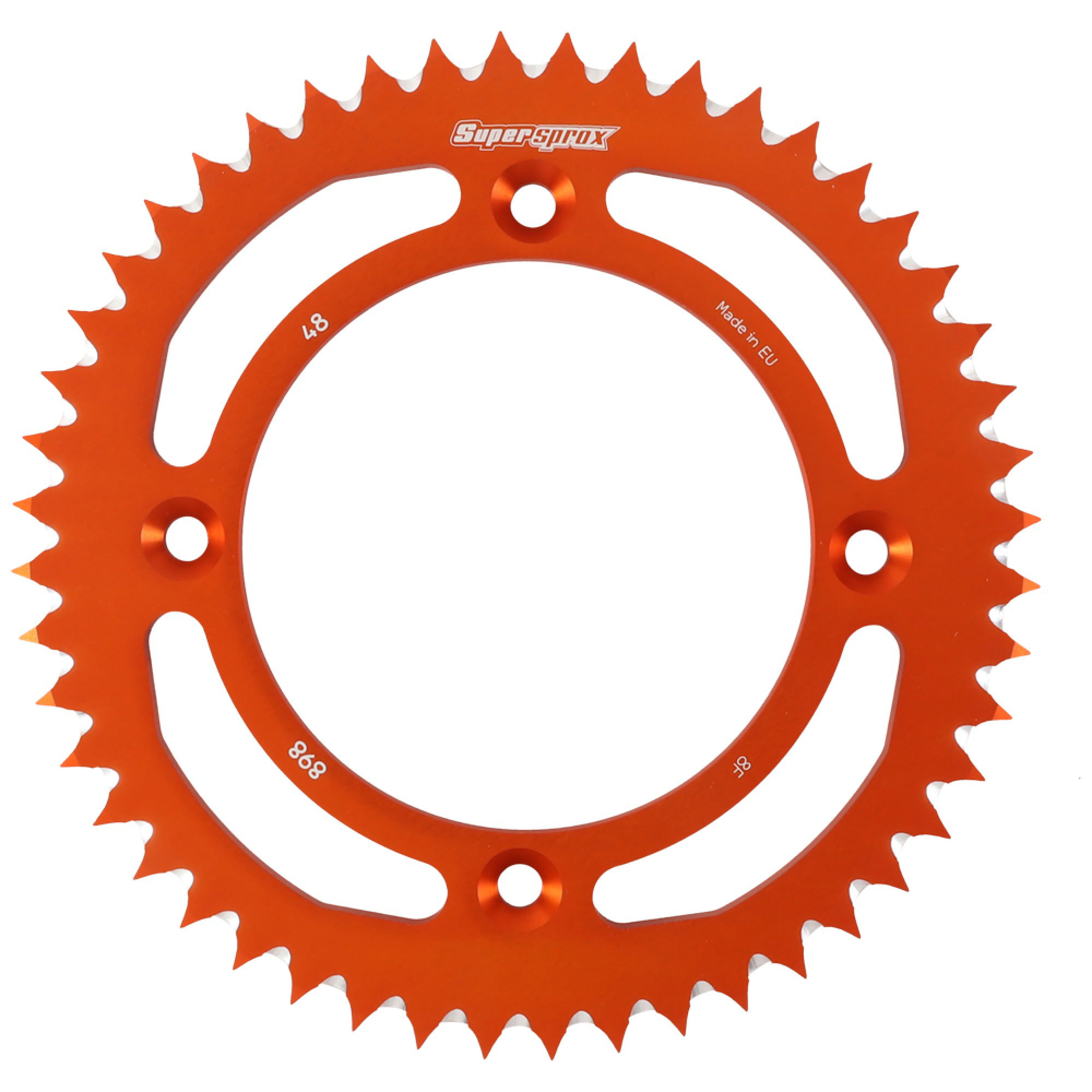 Free Shipping Supersprox Aluminum Orange 48 D Motorcycle Parts