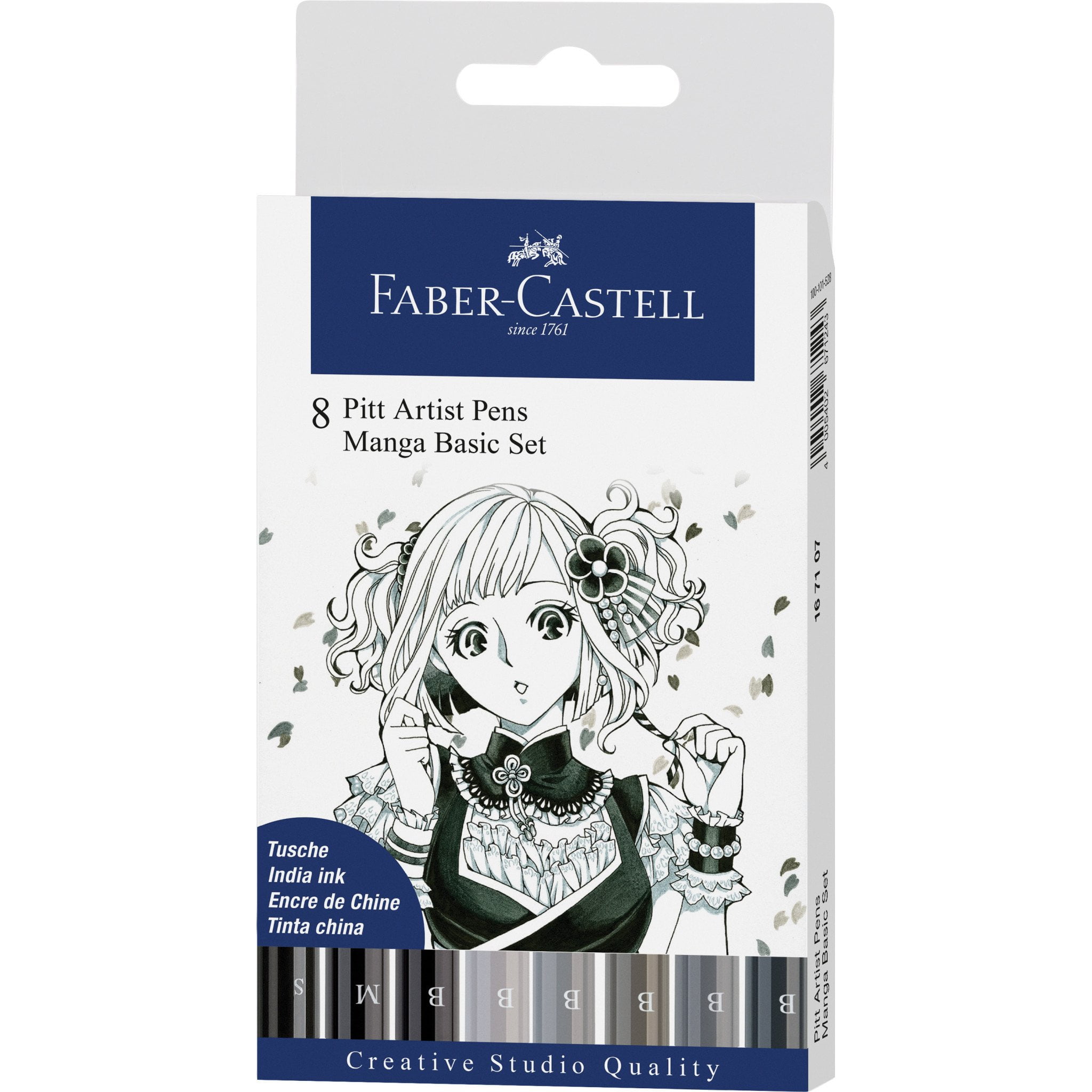 Faber-Castell Pitt Manga Pens Set of 8