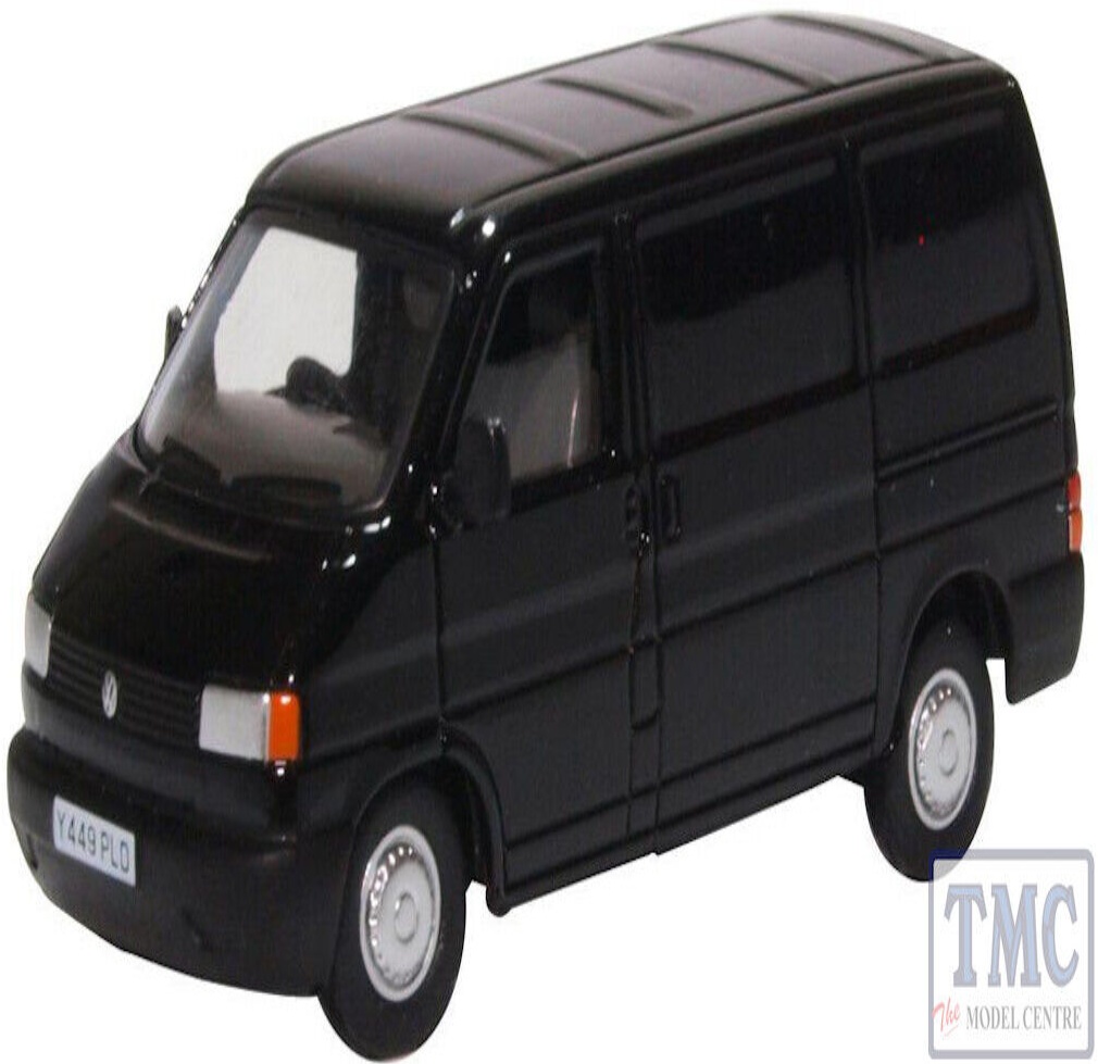 76T4004 Oxford Diecast 1/76 Scale OO Gauge VW T4 Van Black