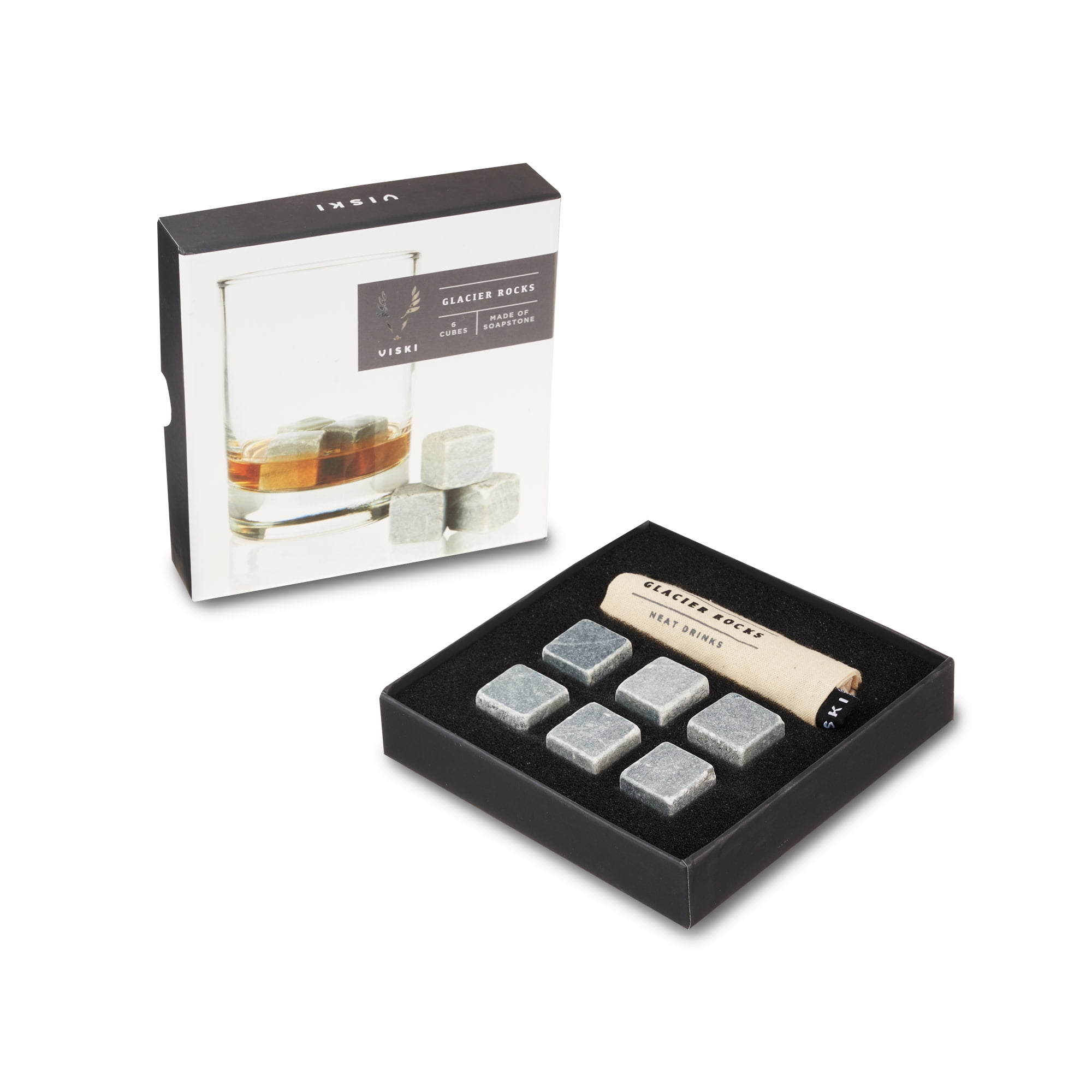 Viski Glacier Rocks Whiskey Stones Set Bourbon Rocks Cocktails And Liquor Stones Chilling Stones For Drinks Whiskey Accesso