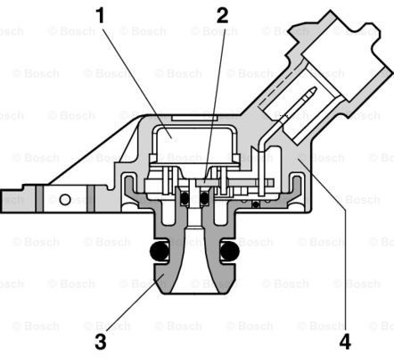 Bosch Fuel Pressure Sensor 0261230110