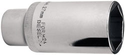 Draper 16216 Diesel Injector Socket 1/2"" Sq Dr 27mm