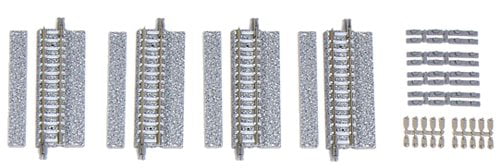 Tomytec 977646 - N 4 Tracks, Straight with Wide Ballast, Each 70 mm - New