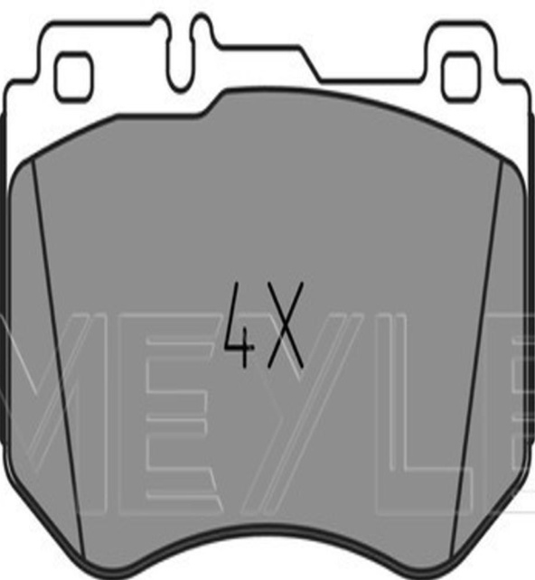 Original MEYLE Brake Pad Set Disc Brake 025 259 9719/PD For Mercedes-Benz