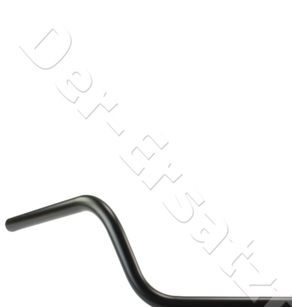 Handlebar TRW Steel 22 MM Touring Low Black for Moto Spare Parts Accessories