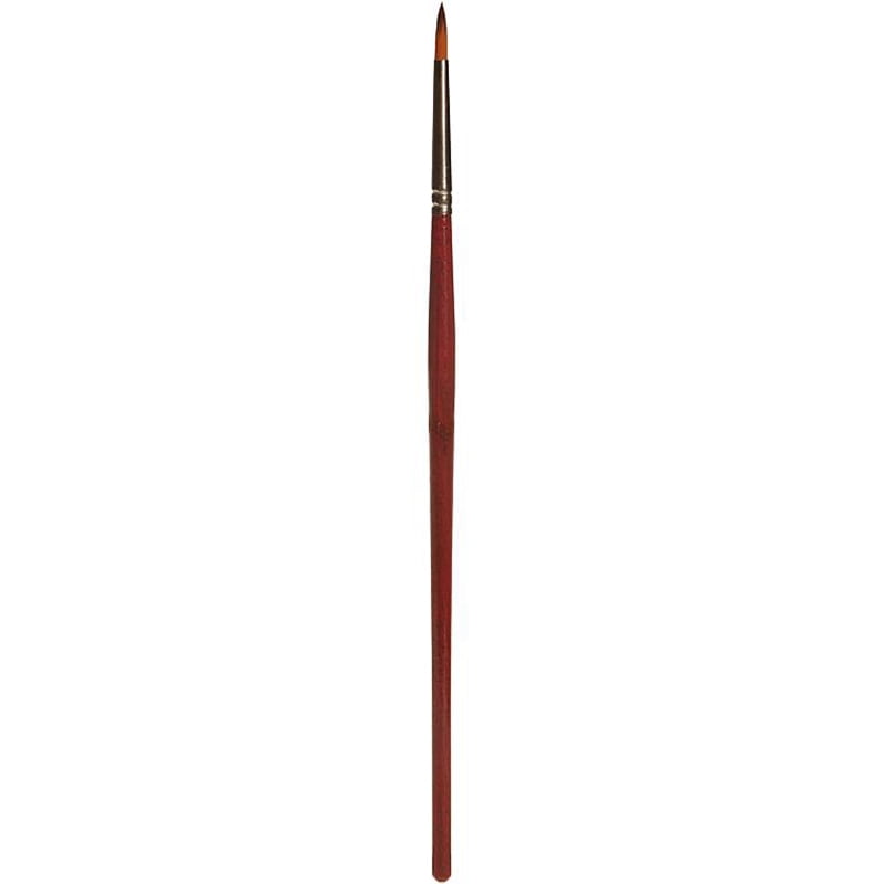 Faller 172107 - Round Brush with Brown Tip, Synthetic, Size 3 - New