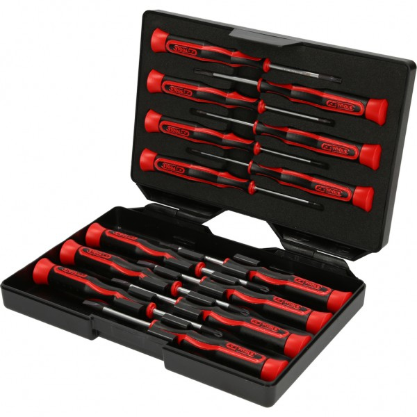 KS Tools Precision Screwdriver Set, 14 Pcs, Ph, Slotted And Torx