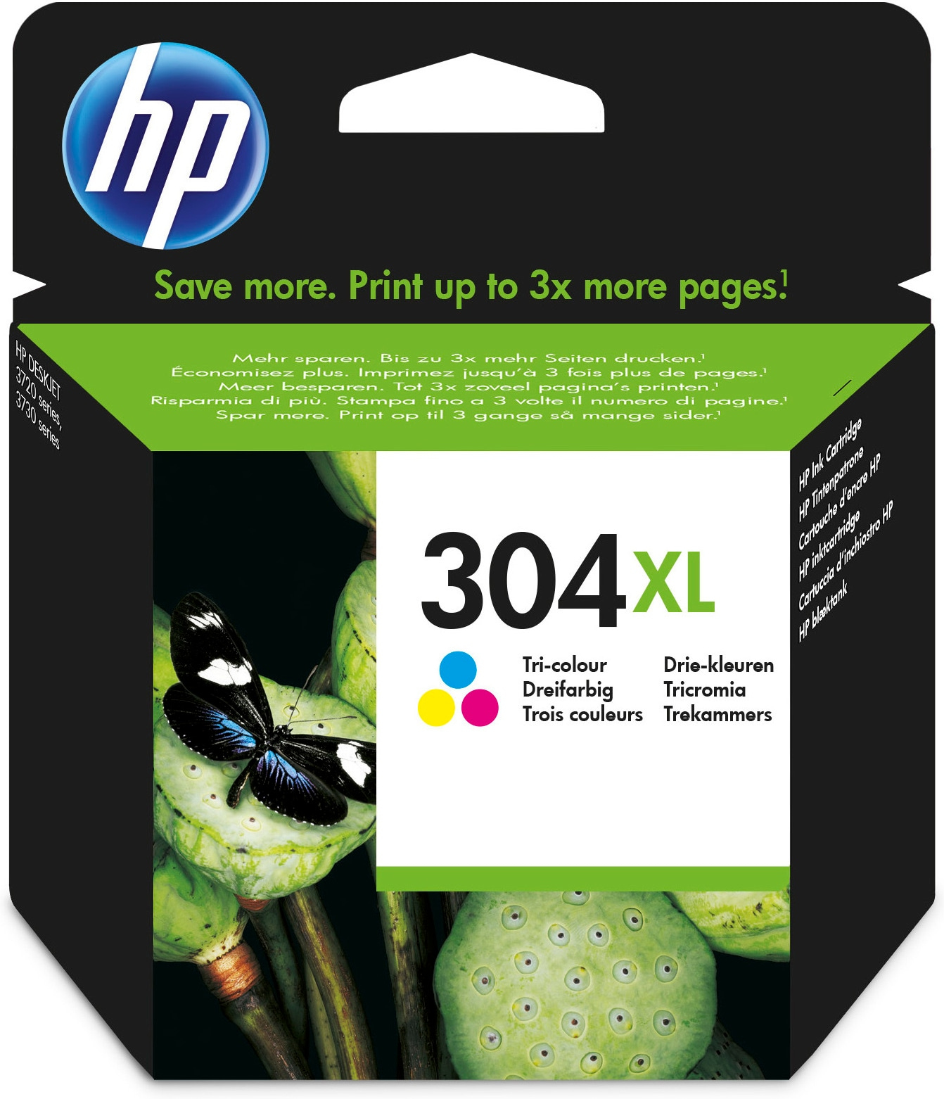 Original HP 304XL Colour Ink for Envy 5055 AIO