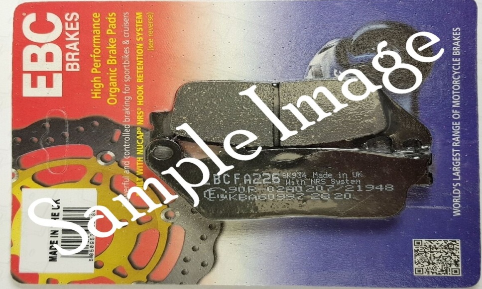 EBC Motorcycle Brake Pads Front Left BMW K75 RT ABS 1989 - 1996