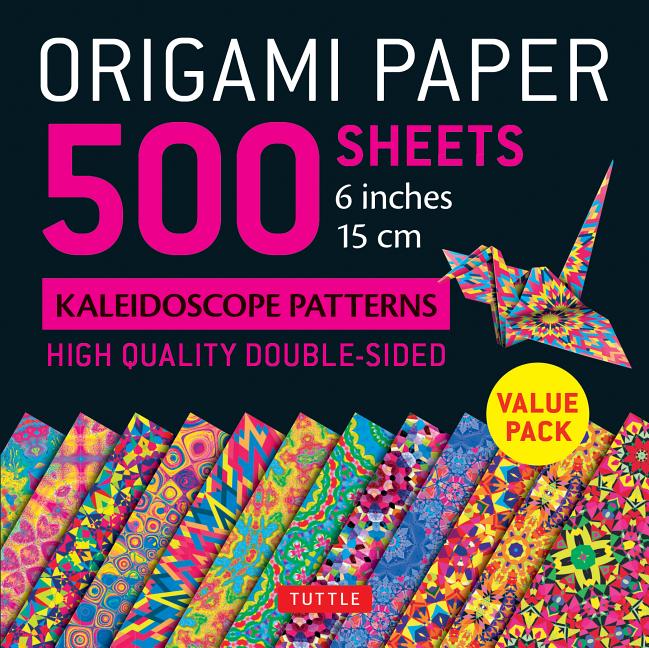 Origami Paper 500 Sheets Kaleidoscope Patterns 6 Inch (15 Cm): Tuttle Origami Paper: Double-Sided Origami Sheets Printed with 12 Different Designs (Instructions for 6 Projects Included) - Image 2