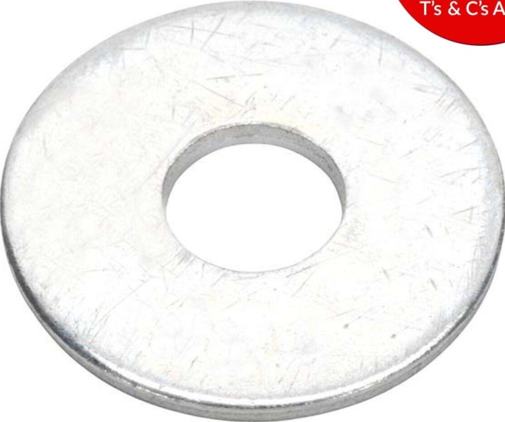 Sealey RW825 Zinc Plated Repair Washer M8 x 25mm - Pack of 100
