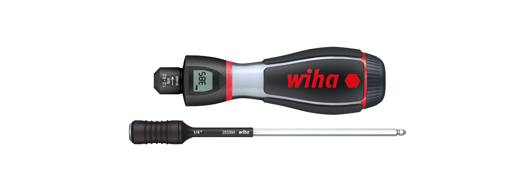 Wiha 36887 Torque Screwdriver Hex 4mm ITorque 0,8 to 3 NM With Digital Scale