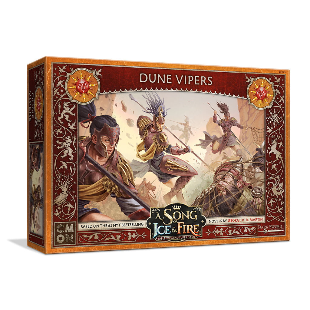 A SONG OF ICE AND FIRE DUNE VIPERS  MINIATURES GAME EXPANSION CMON BNIB