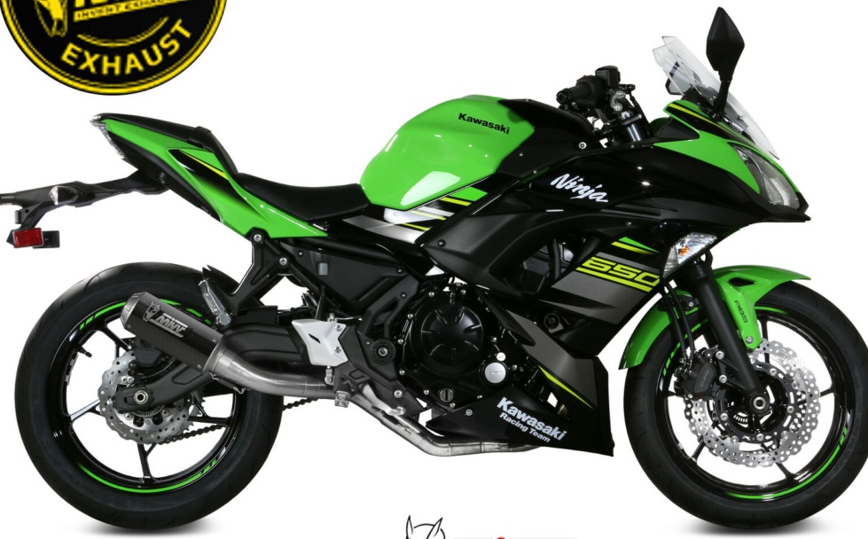 Mivv Complete Exhaust MK3 Carbon for KAWASAKI NINJA 650 2017 > 2023