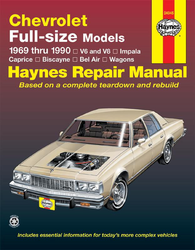 Chevrolet full–size V6 & V8 petrol, Impala, Caprice, Biscayne, Bel Air, Kingswo…
