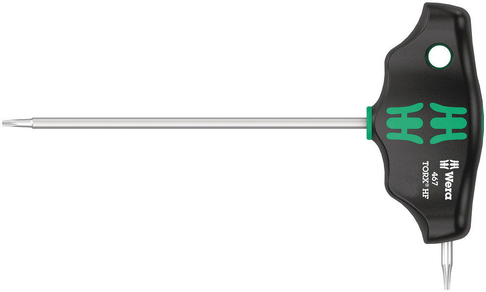 Wera 467 TORX® HF T-Handle Screwdriver - HF TX 9 x 100mm