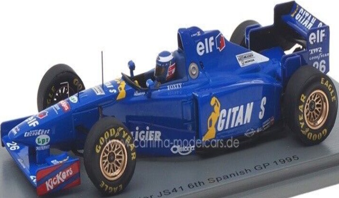 1/43 Ligier JS41 Mugen Honda   Spanish GP 1995  #26 Olivier Panis