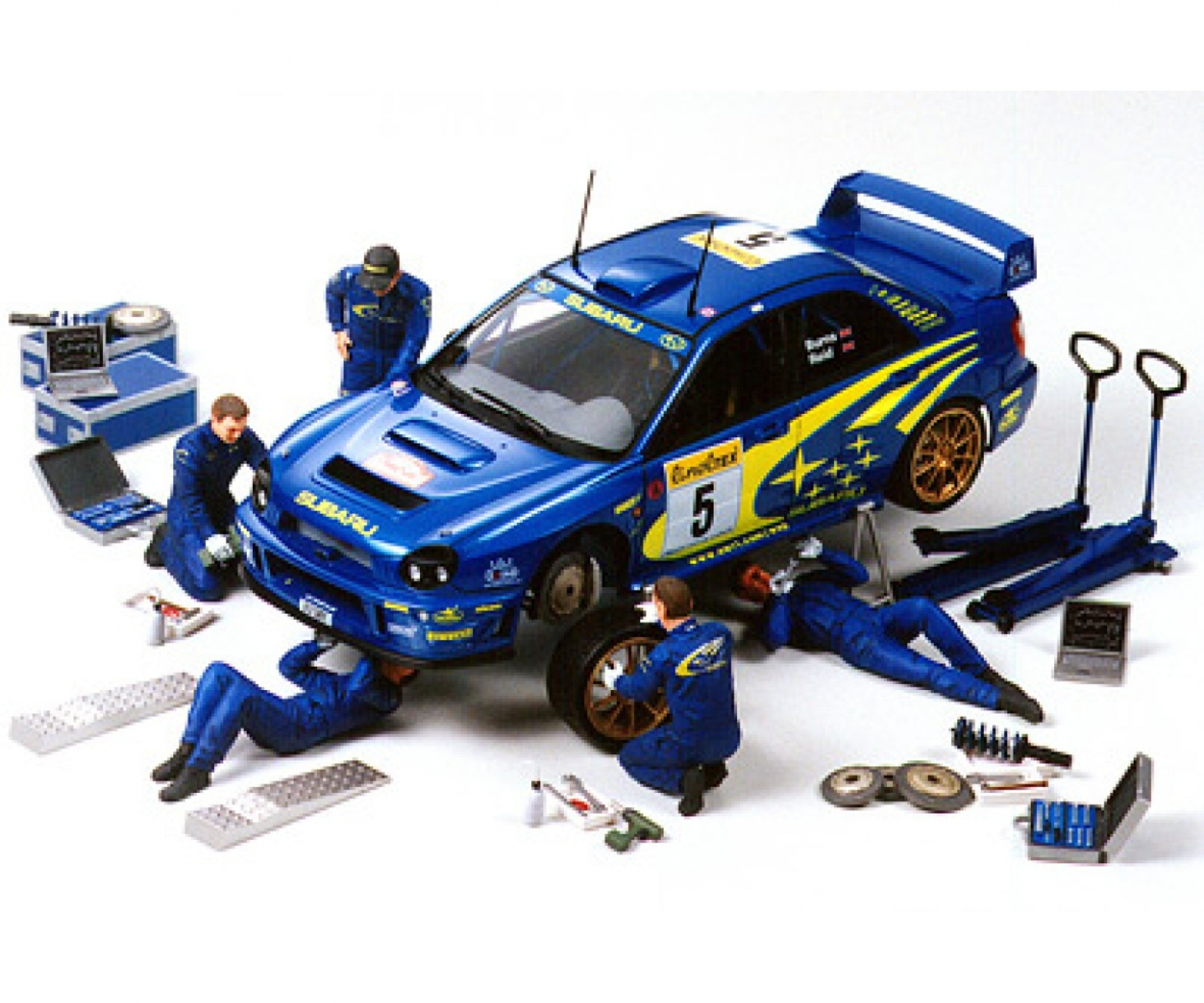 Tamiya 1/24 Sports Car Series No.266 Rally Mechanic Set Plastic Model 24266