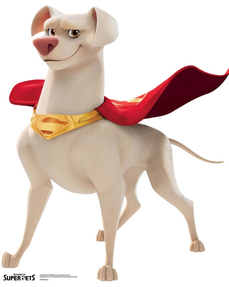 Krypto Cardboard Cutout Official From DC League of Super-Pets Superman's Dog